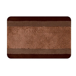 Spirella Tapis de bain Polyester BALANCE 55x65cm Marron