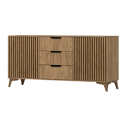 Acheter Bestmobilier Portmore - buffet bas - bois - 150 cm