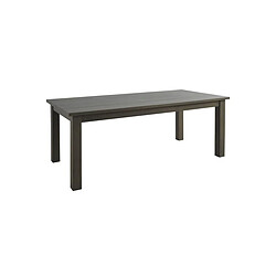 Aubry Gaspard Table en bois noir 6 personnes.