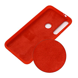 Acheter Wewoo Coque Pour Motorola G8 Play / One Macro Solid Color Liquid Silicone Case Couverture antichoc Rouge