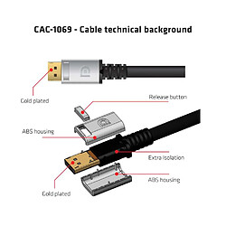 Club 3D CLUB3D DisplayPort 1.4 HBR3 8K Cable M/M 4m /13.12ft pas cher