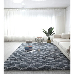 LUUCOZK Tapis à poils longs doux et moelleux pour chambre à coucher et salon - Motif 2-100x160CM