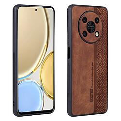 Coque en TPU + PU AZNS anti-rayures pour votre Huawei Enjoy 50 Pro 4G/nova Y90 4G - marron