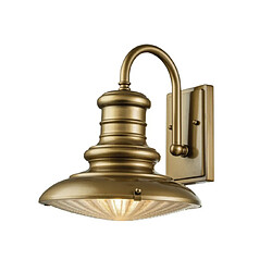 Elstead Lighting Applique murale extérieur Redding Verre,Aluminium Bronze vieilli peint