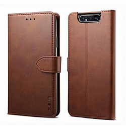 Wewoo Housse Coque Pour Galaxy A80 / A90 GUSSIM Business Style Étui en cuir à rabat horizontal avec support et fentes cartes et portefeuille marron