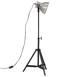 Avis vidaXL Lampe de bureau 25 W argent vintage 35x35x65/95 cm E27