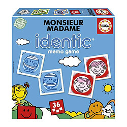 Educa Borras MONSIEUR MADAME - IDENTIC - Jeu de mémoire