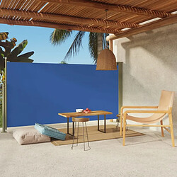 vidaXL Auvent latéral rétractable de patio 160x300 cm Bleu