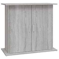 vidaXL Support pour aquarium sonoma gris 81x36x73 cm bois d'ingénierie