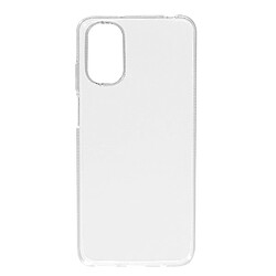 Avizar Coque Motorola G22, E32 et E32s Silicone Flexible Fine et Légère Transparent