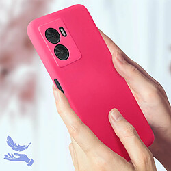 Acheter Avizar Coque pour Oppo A77 et A57 Semi-rigide Soft-touch Fine Fuchsia