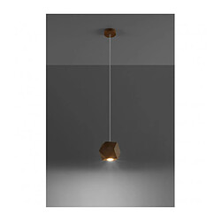 Avis Luminaire Center Suspension Woody Spherical Bois Bois naturel 1 ampoule 120cm