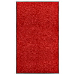 Decoshop26 Paillasson lavable Rouge 90x150 cm DEC023187