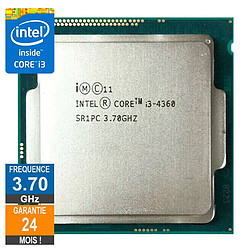 Intel Core i3-4360 3.70GHz SR1PC FCLGA1150 - Reconditionné