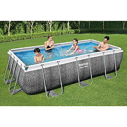 Bestway Ensemble de piscine Power Steel 404x201x100 cm