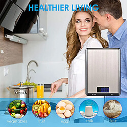 Acheter Universal Balance alimentaire de cuisine numérique de 10kg Balance électronique Outil de mesure du poids multifonctionnel en acier inoxydable Balance électronique de grammes LCD