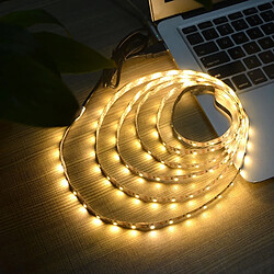 Avis Wewoo Ruban LED Waterproof Epoxyde Lampe de décoration de bureau de Noël pour de USB époxy Power SMD 3528 éclairage de fond de téléviseurlongueur 2 m lumière blanche