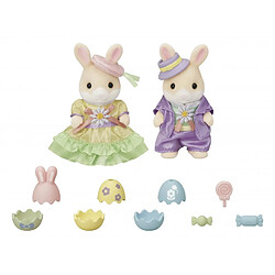 Sylvanian Families 5691 La chasse aux oeufs des freres et s?urs lapin marguerite