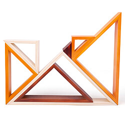 Bigjigs Toys Triangles empilables en bois