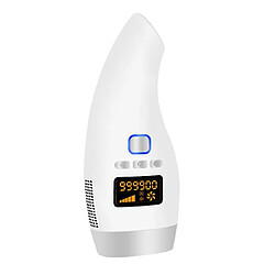 Chrono Épilation IPL, épilation laser flash 999 900 pour femmes et hommes, épilation laser à écran LED 7 intensités, épilation permanente indolore à domicile, convient pour le visage, les bras, les jambes, les aisselles(Argent)