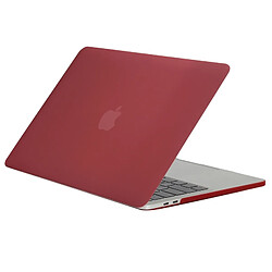 Wewoo Housse Étui rouge pour 2016 Macbook Pro 13.3 pouce A1706 & A1708 Ordinateur Portable Texture Givrée PC Cas de Protection Vent