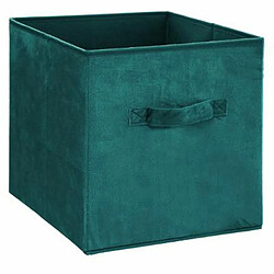 Boîte de Rangement Velours Mix N'Modul 31x31cm Bleu