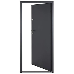 Acheter vidaXL Porte d'entrée anthracite 90x200 cm aluminium