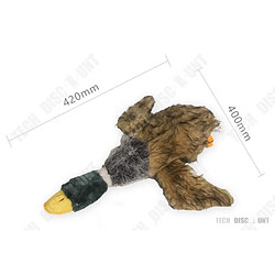 Acheter Tech Discount jouet pour chien réaliste canard à mâcher peluche indestructible couineur bruit animaux de compagnie amusement accessoires chasse