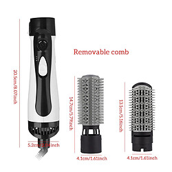 Universal Sèche-cheveux professionnel 2 en 1 Brosse à air chaud Lisseur de cheveux renforcé Peigne Brosse à poils Fer à repasser Styling Machine Pince à ondes