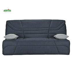 Acheter Inside 75 CLIC CLAC convertible BOLOGNE 130*190 cm matelas confort BULTEX bleu coussins gris