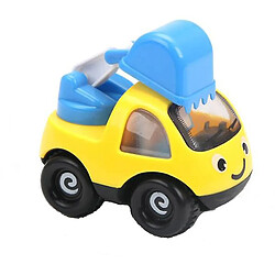 Universal Garçon et fille Mini Cartoon Engineering Vehicle modèle inertial (orange) pas cher