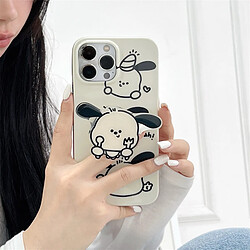 GUPBOO Étui pour iPhone11ProMax coutellerie chien dessin animé téléphone portable étui silicone