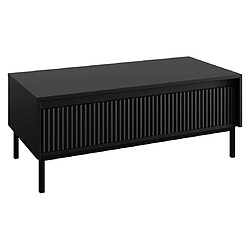 Bestmobilier Girona - table basse - noir - 100 cm pas cher