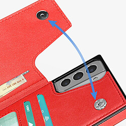 Avizar Coque Cordon Samsung Galaxy S21 Plus Multifonction avec Lanière rouge pas cher