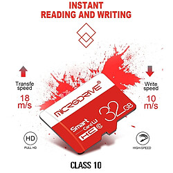 Avis Wewoo Carte Micro SD mémoire SD TF Microdrive 64 Go classe 10 haute vitesse 10