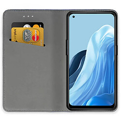 Acheter Htdmobiles Housse pour Oppo Reno 8 Lite 5G / OnePlus Nord N20 5G - etui coque pochette portefeuille + film ecran - NOIR MAGNET