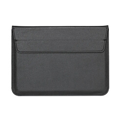 Wewoo Housse Étui noir pour ordinateur portable ultra-mince Tablette Tactile 13,3 pouces, Taille: 35x25x1.5cm Enveloppe universelle Style PU en cuir avec support