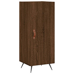 Acheter vidaXL Buffet haut Chêne marron 34,5x34x180 cm Bois d'ingénierie