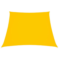 ComfortXL Voile De Parasol Tissu Oxford Trapèze 2/4x3 M Jaune