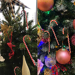 Universal 30 morceaux de Stick Stick Christmas Tree Decoration 15 cm Pendant pas cher