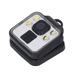 Totalcadeau Caméra Sport corporelle lampe HD 1080P Lampe LED IP65 grande batterie