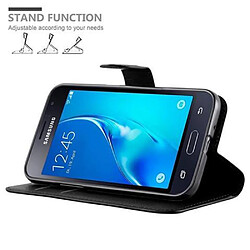 Cadorabo Coque Samsung Galaxy J1 2016 Etui en Noir pas cher