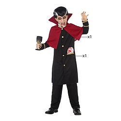 Totalcadeau Costume pour enfants vampire noir rouge (2 Pcs) - Un costume garcon Taille - 3-4 Ans pas cher