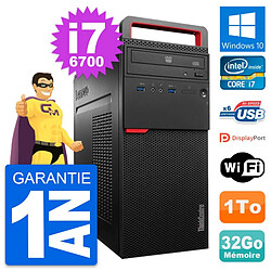 PC Tour Lenovo ThinkCentre M700 Core i7-6700 RAM 32Go Disque 1To Windows 10 Wifi - Occasion