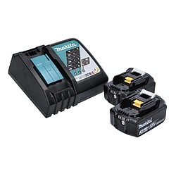 Acheter Makita DBO180RFJ Ponceuse excentrique sans fil 125mm 18V + 2x Batteries 3,0Ah + Chargeur + Coffret Makpac