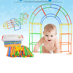 4D Pipe Building Blocks For Children DIY Assembling Tunnel Model Kids Toys pas cher