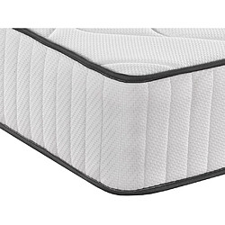 Avis Vente-Unique Matelas 180 x 200 cm anti-feu ressorts ensachés 7 zones et mémoire de forme ép.30cm - AMIA de YSMÉE HÔTEL