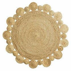 Paris Prix Tapis Déco Rond en Jute Cordou 120cm Naturel