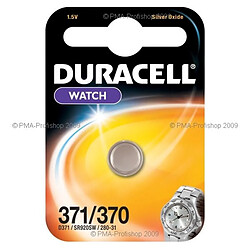 Avis Duracell Batterie Silver Oxide Knopfzelle 371/370 Blister (1-Pack) 067820