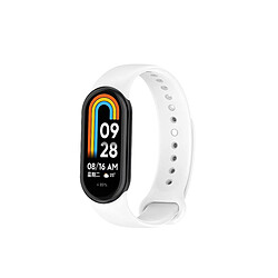 PHONECARE Bracelet SmoothSilicone pour Xiaomi Mi Band 8 - Blanc